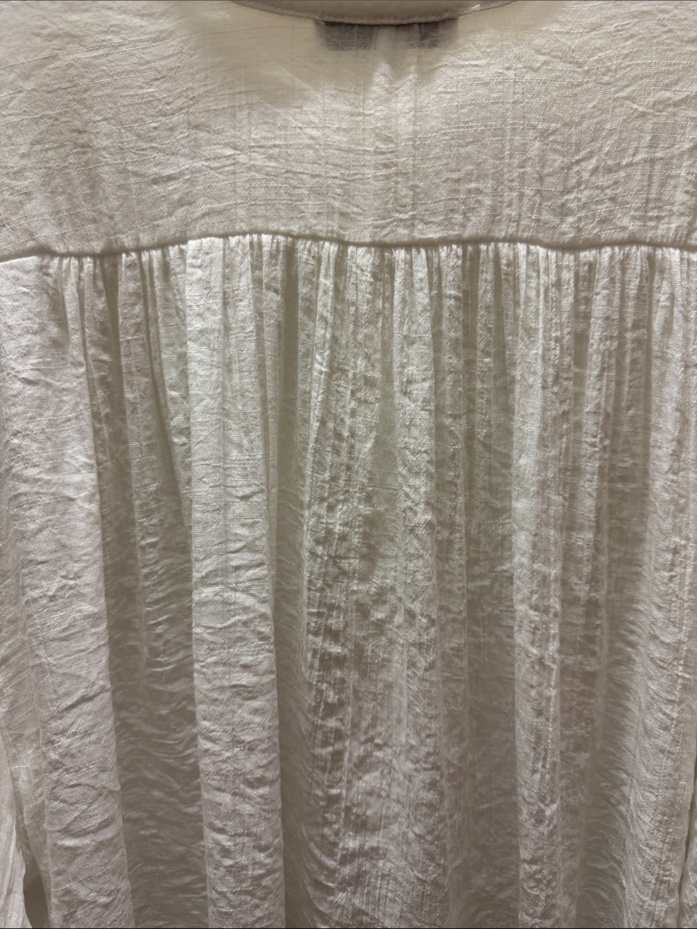 HYFVE White Button-Front Gauze Shirt - Picture 6 of 9